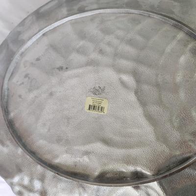 Heavy Metal Lenox Turkey Serving Platter w Handles 24x16