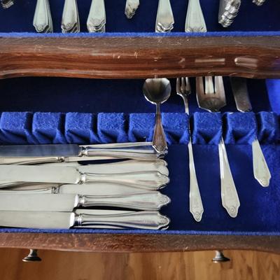 Community Silverplate Flatware monogram