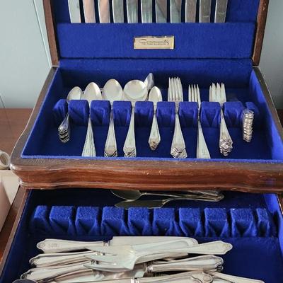 Community Silverplate Flatware monogram