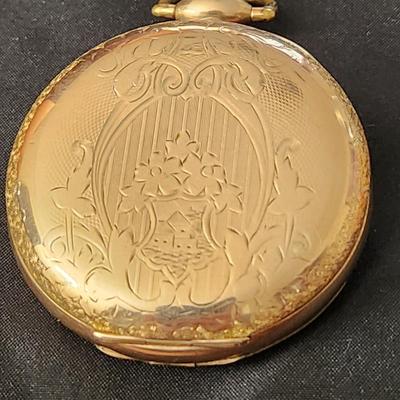 Waltham American Traveler Pocket Watch Windsor B.W.C. co. 20 years case