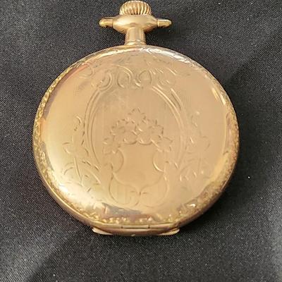 Waltham American Traveler Pocket Watch Windsor B.W.C. co. 20 years case