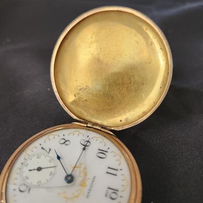Waltham American Traveler Pocket Watch Windsor B.W.C. co. 20 years case