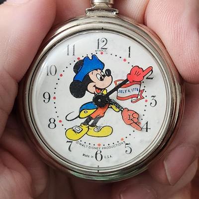 Mickey Mouse Pocket Watch 1976