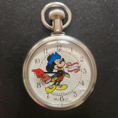 Mickey Mouse Pocket Watch 1976