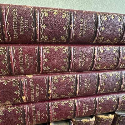 Complete Writings of Nathaniel Hawthorne in 22 volumes