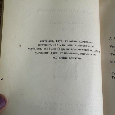 Complete Writings of Nathaniel Hawthorne in 22 volumes
