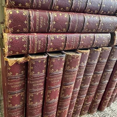 Complete Writings of Nathaniel Hawthorne in 22 volumes