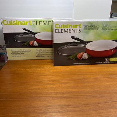 2 New in Box Cuisinart Sautee Pans