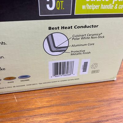 2 New in Box Cuisinart Sautee Pans