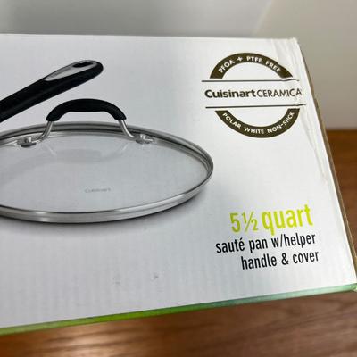 2 New in Box Cuisinart Sautee Pans