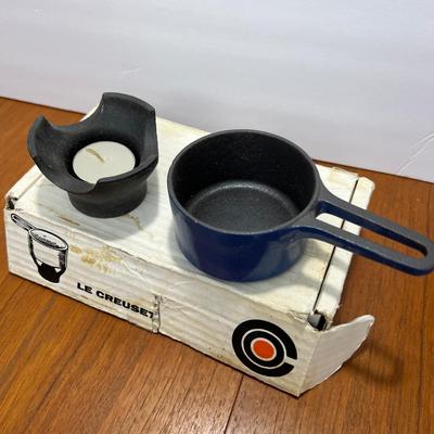 Vintage Le Creuset Butter Warmer in Original Box