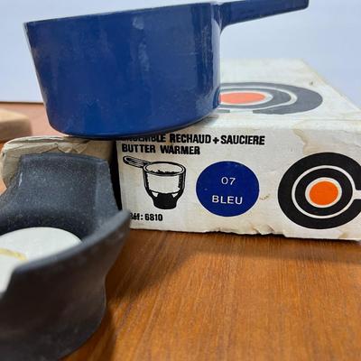 Vintage Le Creuset Butter Warmer in Original Box