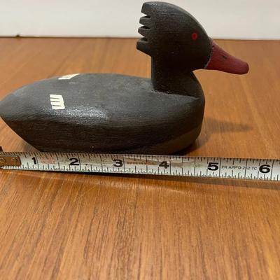 Lot Carved Wooden Duck Decoys Figurines - 2 Signed Roy Willis