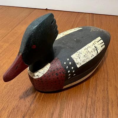 Lot Carved Wooden Duck Decoys Figurines - 2 Signed Roy Willis