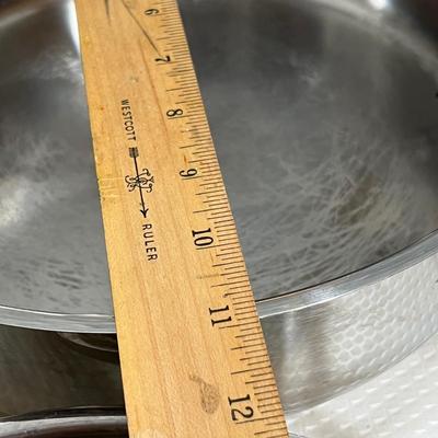 Lot 295 Set of Stainless cook ware