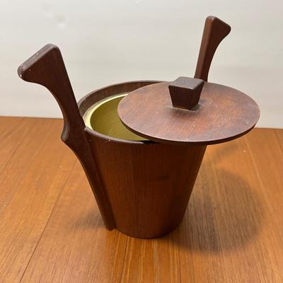 Vintage Teak Authentic Anri Form Ice Bucket