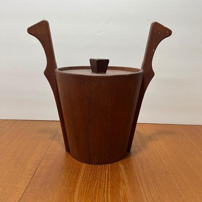 Vintage Teak Authentic Anri Form Ice Bucket