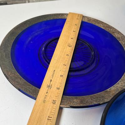 Lot 299 Cobalt Glassware