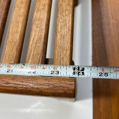 Lot MCM Teak - Desk Shelf + Tray, Display Plate
