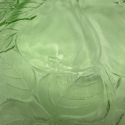 Vintage URANIUM Indiana Glass “Sweet Pear” Pattern
