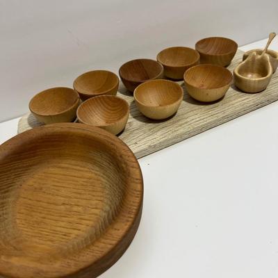 Mixed Vintage Wood, Teak Lot - Some Signed