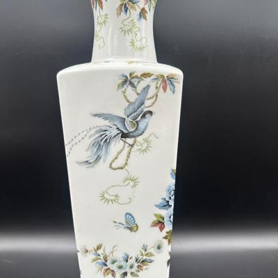 Porcelain Square Vase , Marked 9/50