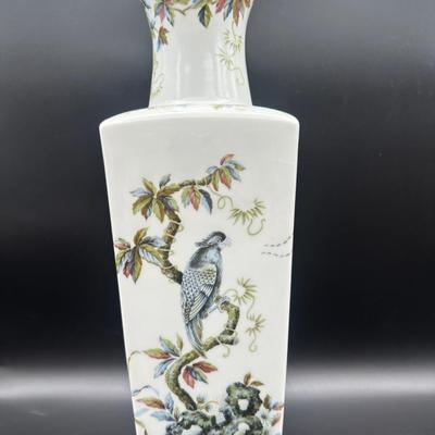 Porcelain Square Vase , Marked 9/50