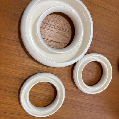 Decorative White Ceramics Lot