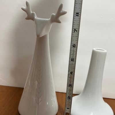 Decorative White Ceramics Lot