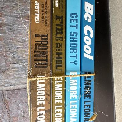 Lot of paperbacks by Elmore Leonard