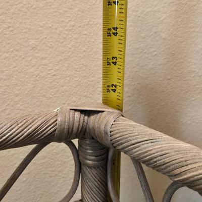 Wicker Corner Shelf