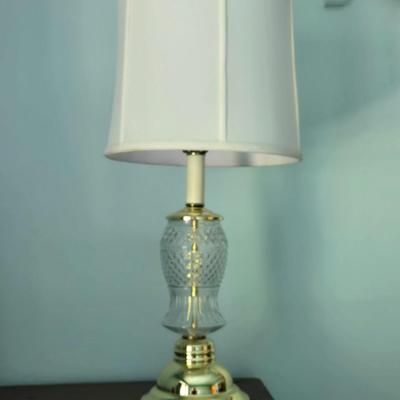 Cut Glass Lamp