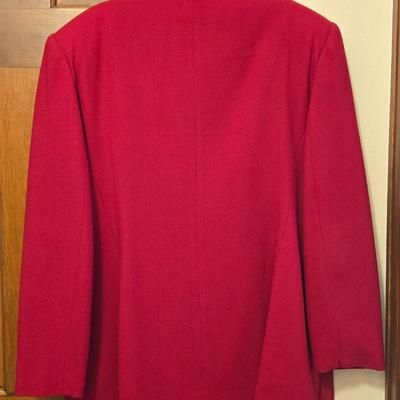Christian Dior Red Ladies Suit Jacket