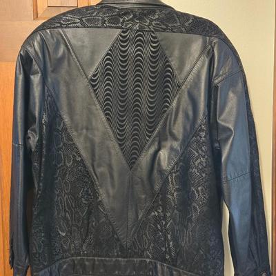 Pioneer Wear Black Leather Coat