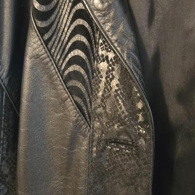 Pioneer Wear Black Leather Coat