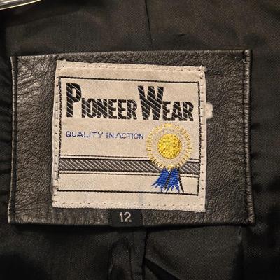 Pioneer Wear Black Leather Coat