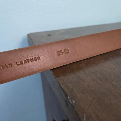 2 Leather Belts