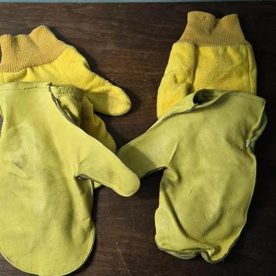 Kinco Leather Mittens with Liners