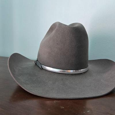 Rittel's Dark Gray 3x Beaver Cowboy Hat with Box