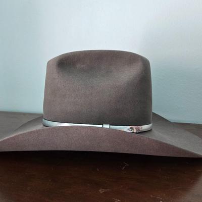 Rittel's Dark Gray 3x Beaver Cowboy Hat with Box