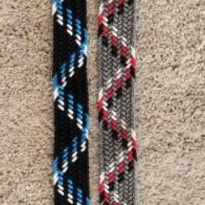 (2) Vintage Woven Western Belts