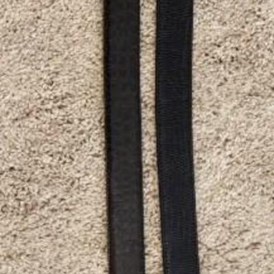 (2) Men's Leather Belts
