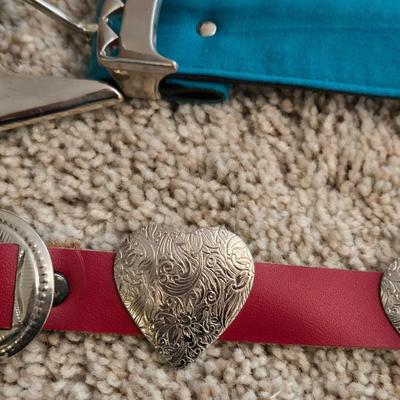 (2) Ladies Western Belts
