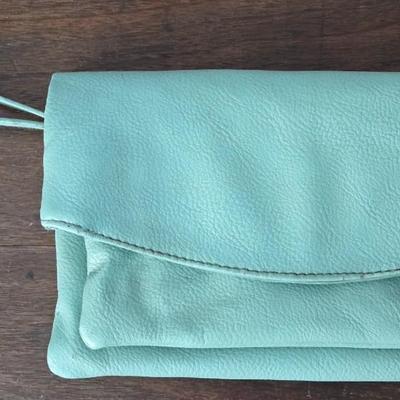 Blue/Green Wristlet