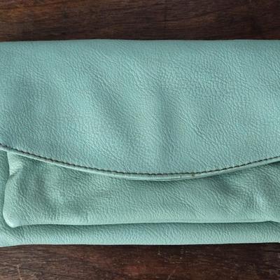 Blue/Green Wristlet