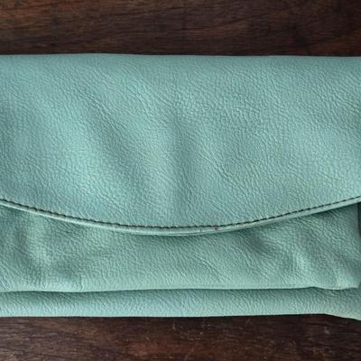 Blue/Green Wristlet