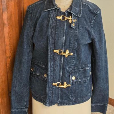 Ralph Lauren Denim & Gold Hardware Jacket