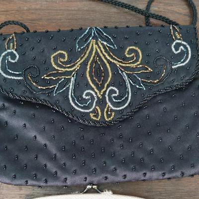 (2) Beaded & Sequin Evening Bags