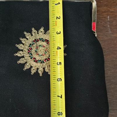 Vintage Gold Thread Evening Bag