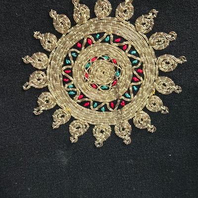 Vintage Gold Thread Evening Bag